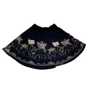 Beetlejuice Glow-In-The-Dark Graveyard Skater Skirt